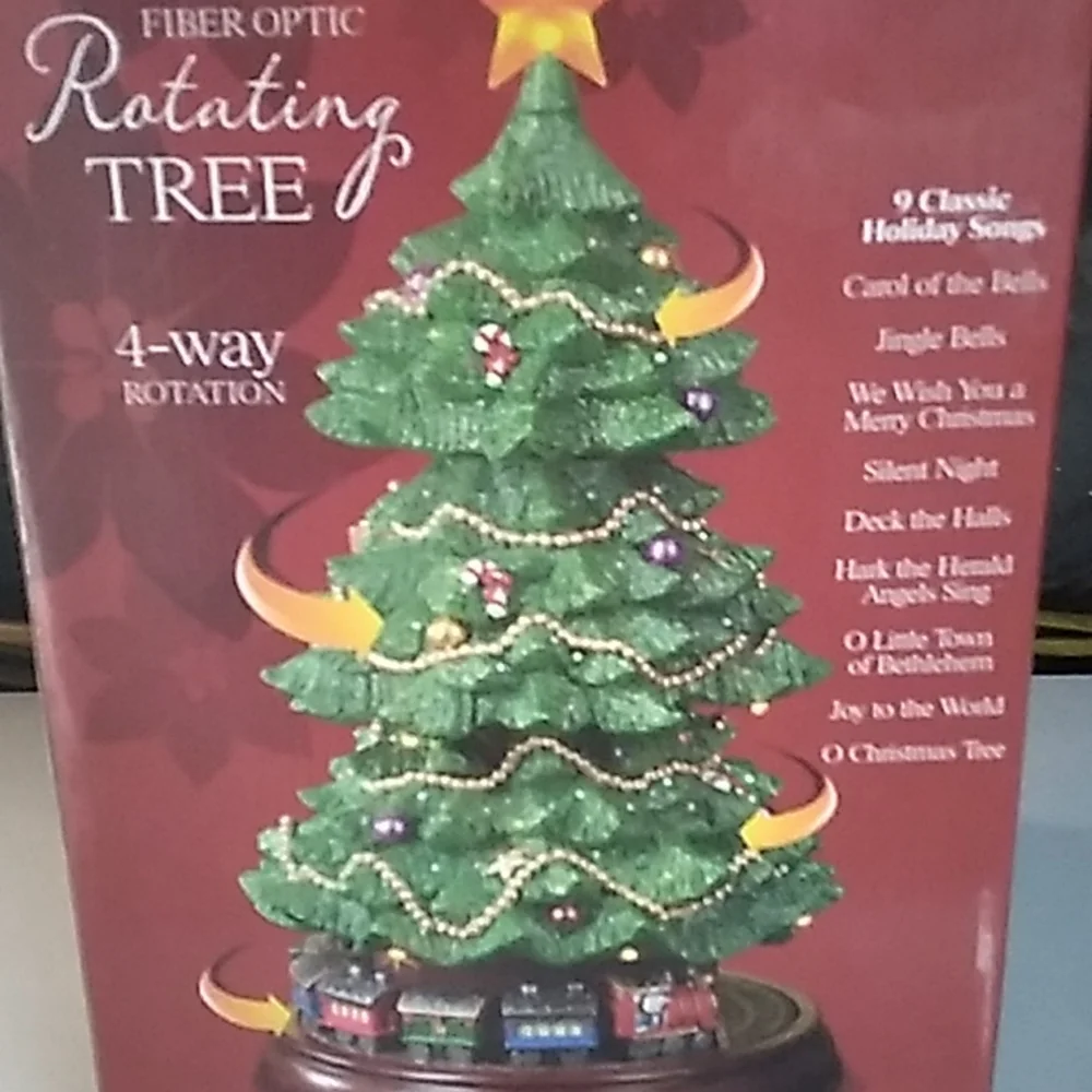 Christmas Rotating Tree - Picture 1 of 4